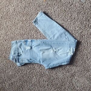 WALLFLOWER Womens Fearless Curvy Super HighRise Distressed Skinny Jeans